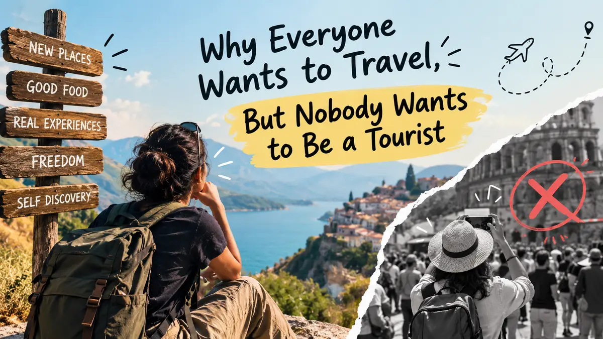 Why Everyone Wants to Travel, But Nobody Wants to Be a Tourist