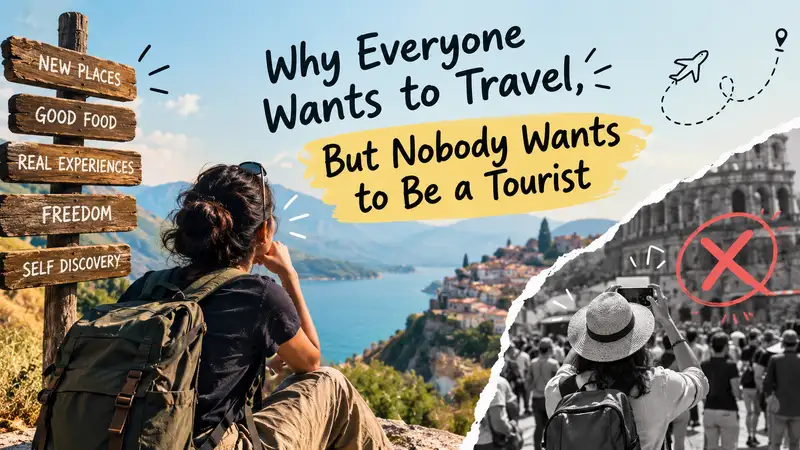 Why Everyone Wants to Travel, But Nobody Wants to Be a Tourist