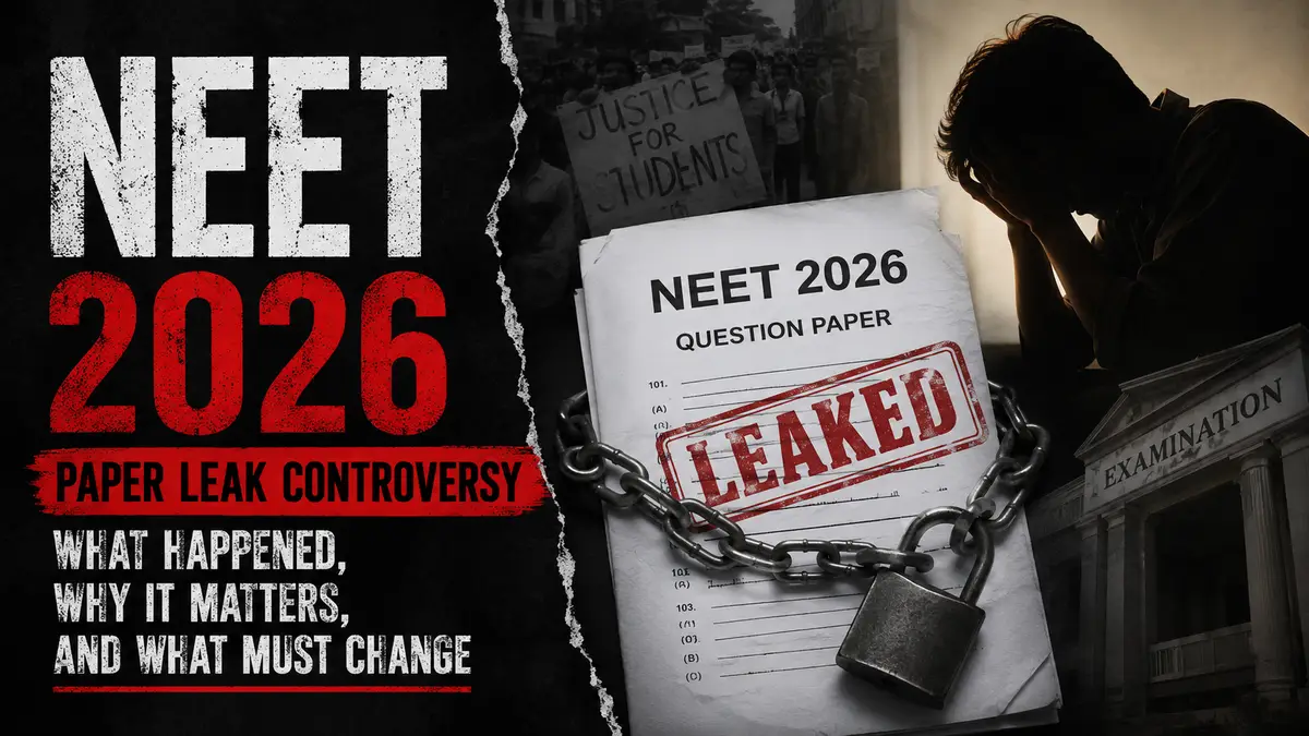 NEET 2026 Paper Leak Row